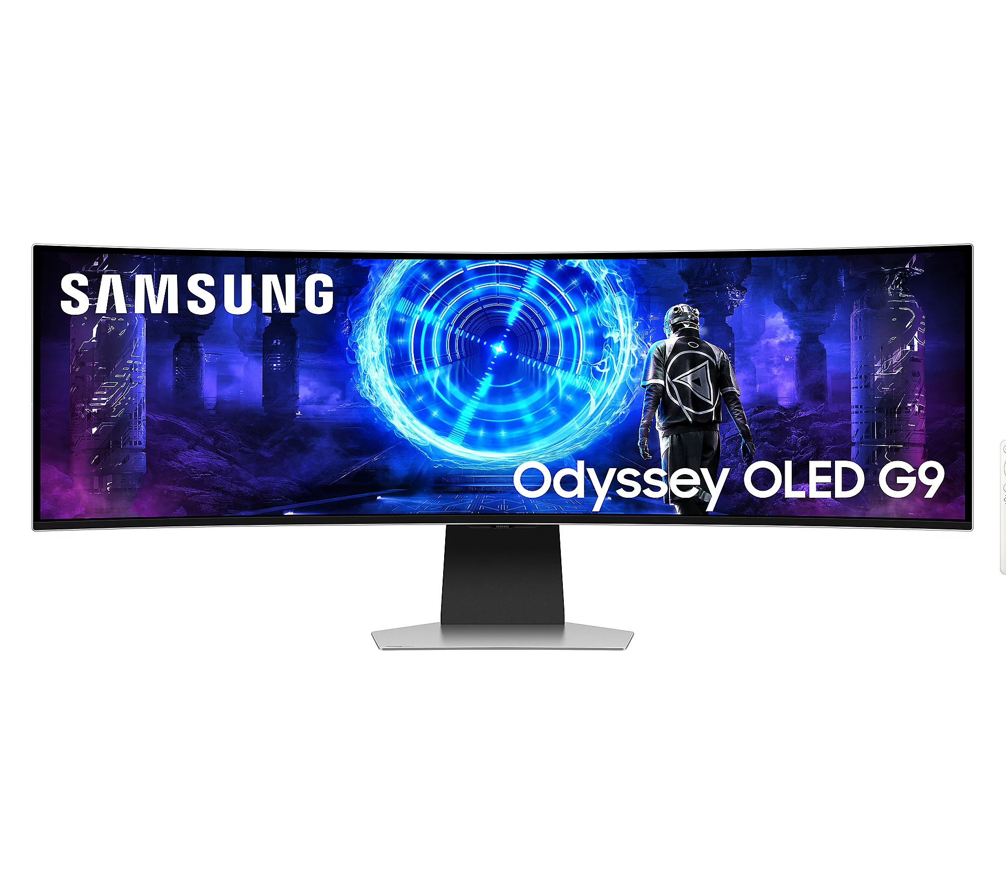 Samsung 49"" Odyssey QD-OLED G9 Curved Smart Gam ing Monitor | QVC