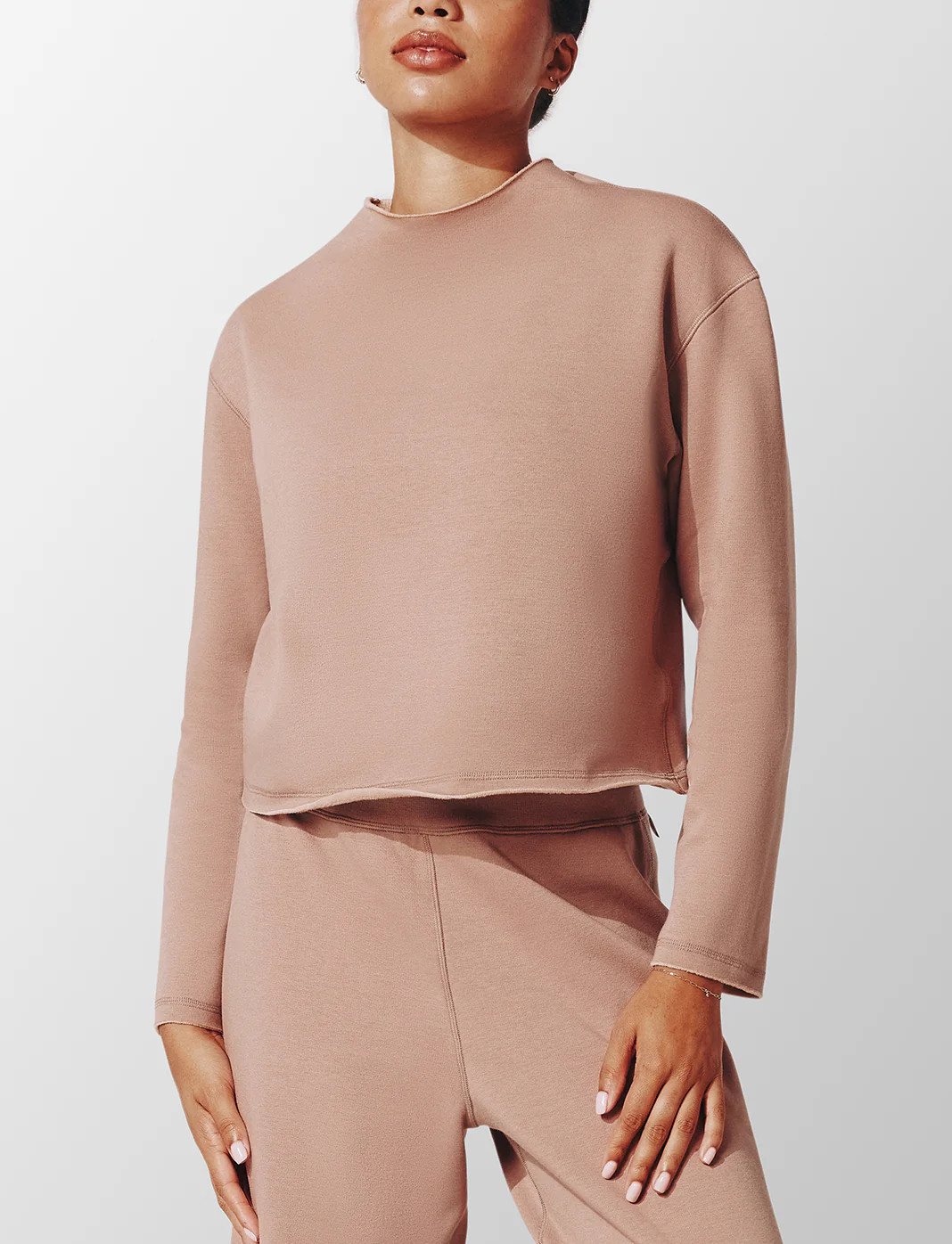 Cuddle Fleece Reversible Lounge Top | ThirdLove