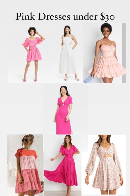 Pink Spring dresses under $30

#LTKunder50 #LTKstyletip #LTKSeasonal