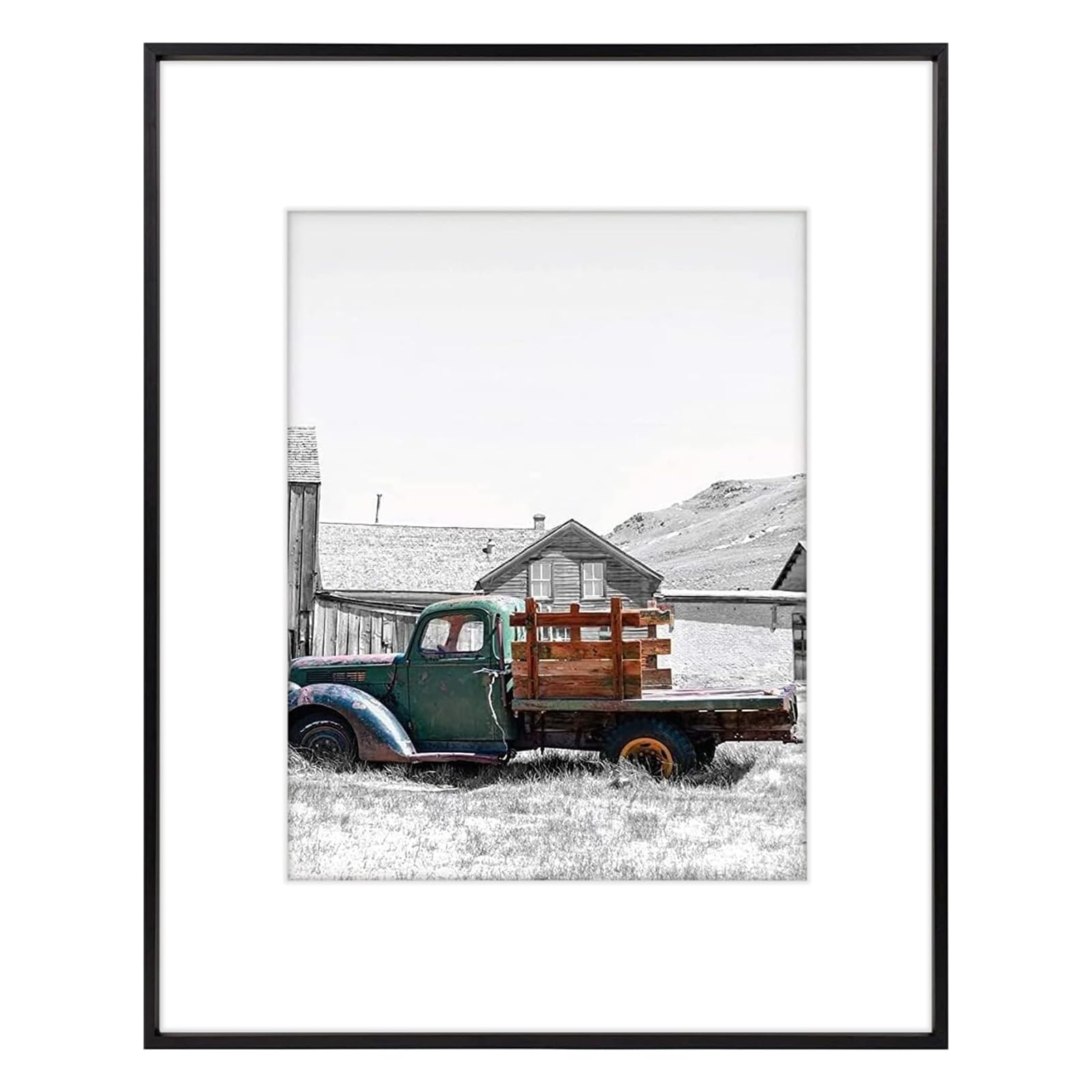 Golden State Art, 16x20 Black Picture Frame Displays Photo 11x14 with Mat or 16 x 20 Without Mat ... | Amazon (US)