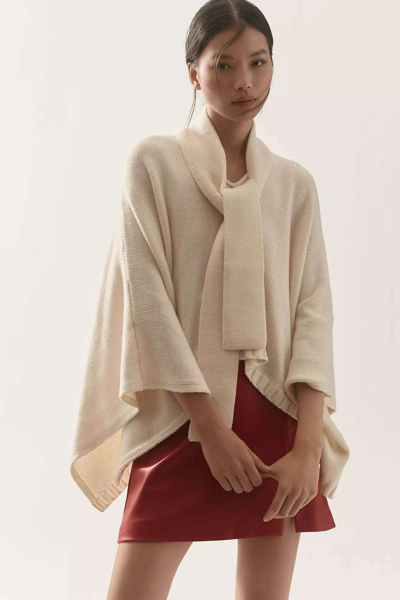 Atelier Delphine V-Neck Layered Wool Sweater | Anthropologie (US)