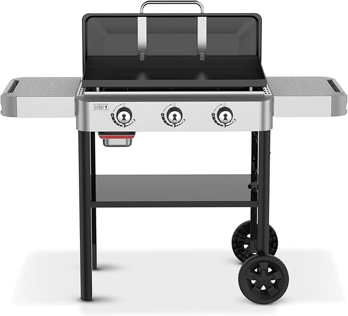 Weber 28" Rust Resistant Liquid Propane Gas Griddle for Outdoor Grilling, Black | Amazon (US)