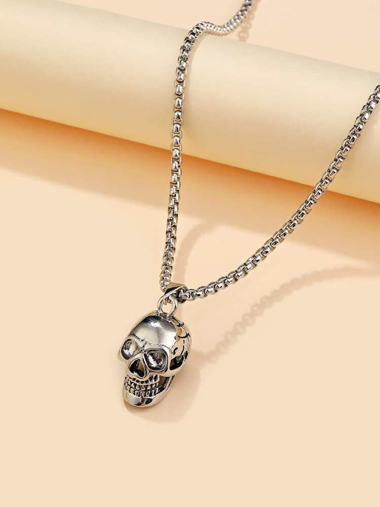 Skull Charm Necklace | SHEIN