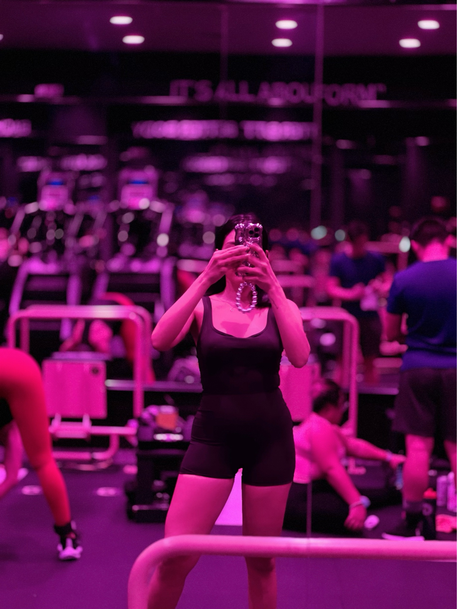 First time wearing this romper from SHEIN! 
 7/10 because it was a big on the top and it doesn’t have push up that would help to maintain safe the shape on the top.

#LTKfitness #LTKstyletip #LTKbeauty