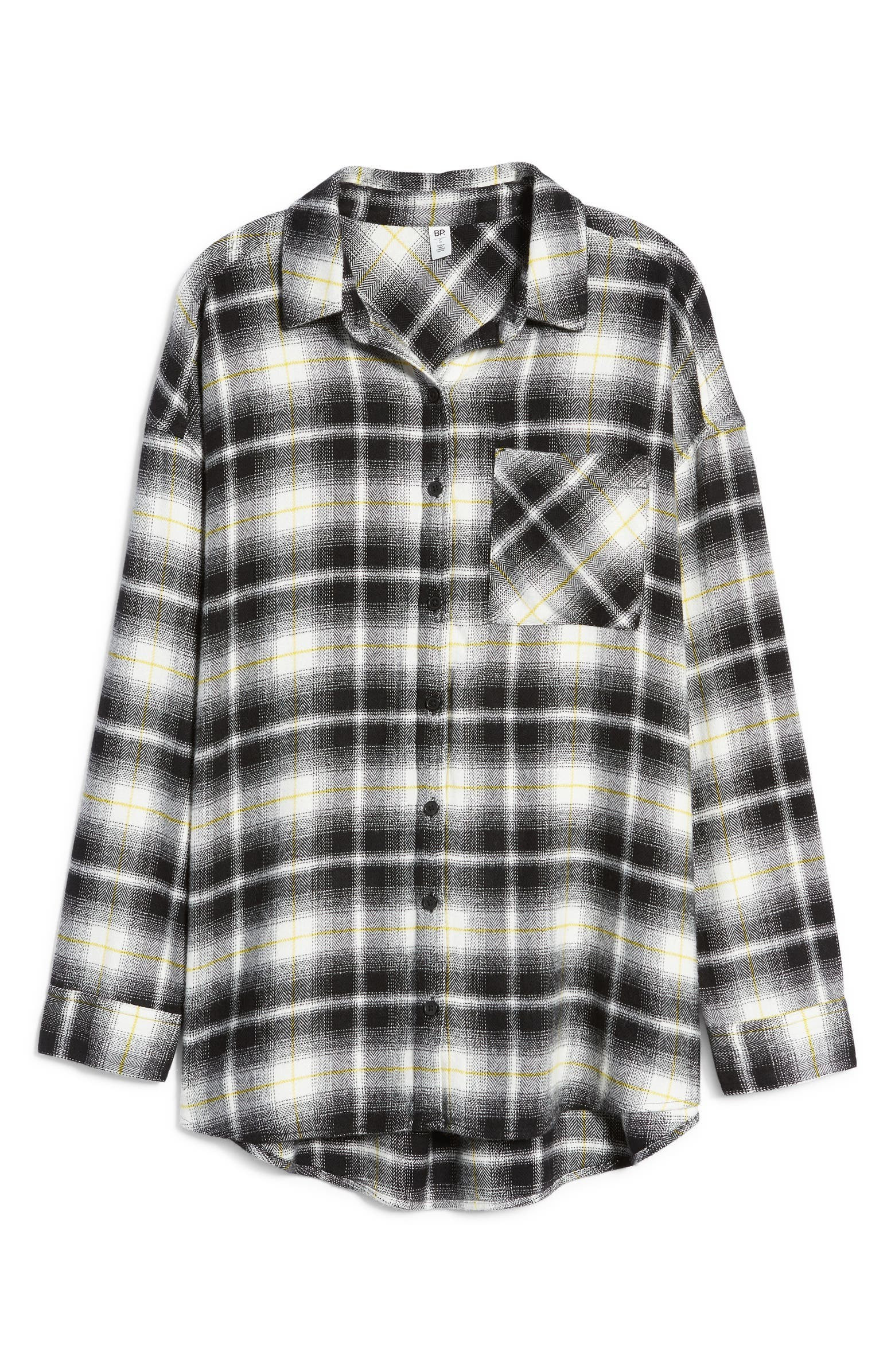 Boyfriend Plaid Button-Up Shirt | Nordstrom | Nordstrom