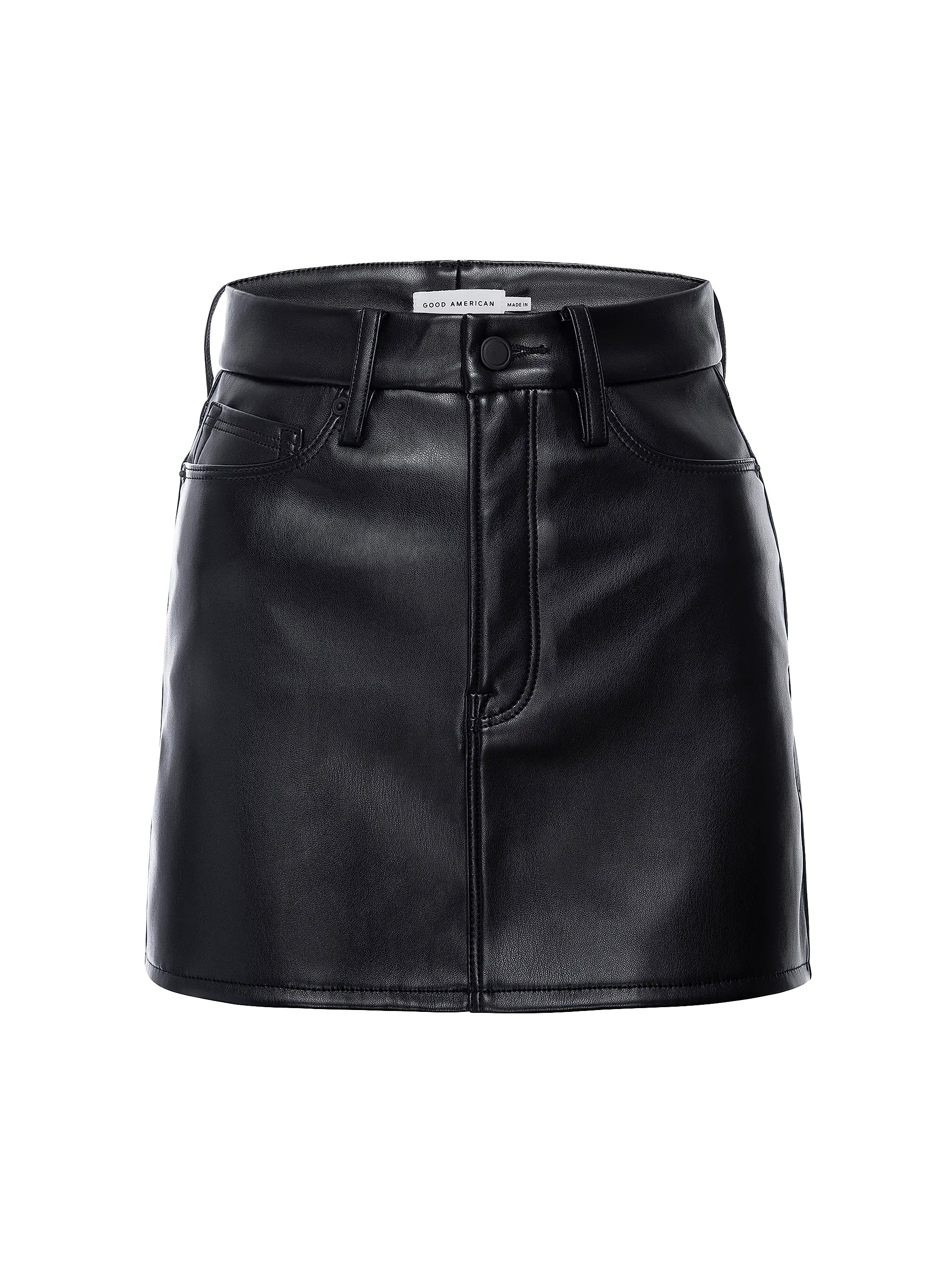 Good American Better Than Leather Miniskirt | Saks Fifth Avenue | Saks Fifth Avenue