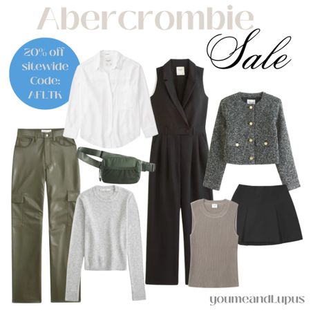 Abercrombie sale. Take 25% off on select items & final day to take 20% off site wide with code: AFLTK.
Comfy style, jeans, sweatshirts, tees, tanks, sweaters, joggers, pants, tops, hoodies, bodysuits, YoumeandLupus, cozy, sale, coats, jackets, bags, purses, hats, cargo pants, rompers, faux leather pants, sweaters, button up tops

#LTKSale #LTKSeasonal #LTKstyletip