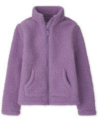 Girls Long Sleeve Furry Favorite Jacket | The Children's Place | The Children's Place