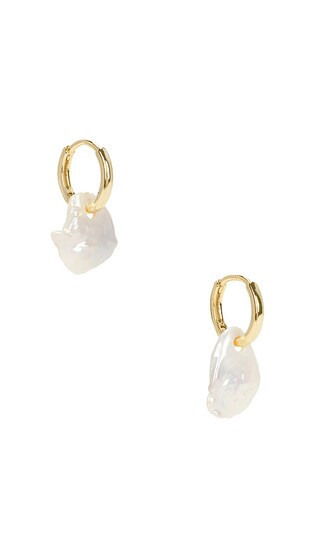 Giselle Huggie in Gold & Pearl | Revolve Clothing (Global)