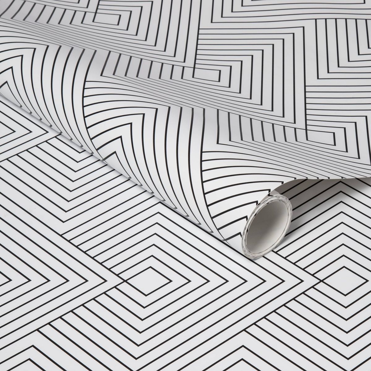Diamonds Peel & Stick Wallpaper Black/White - Project 62™ | Target