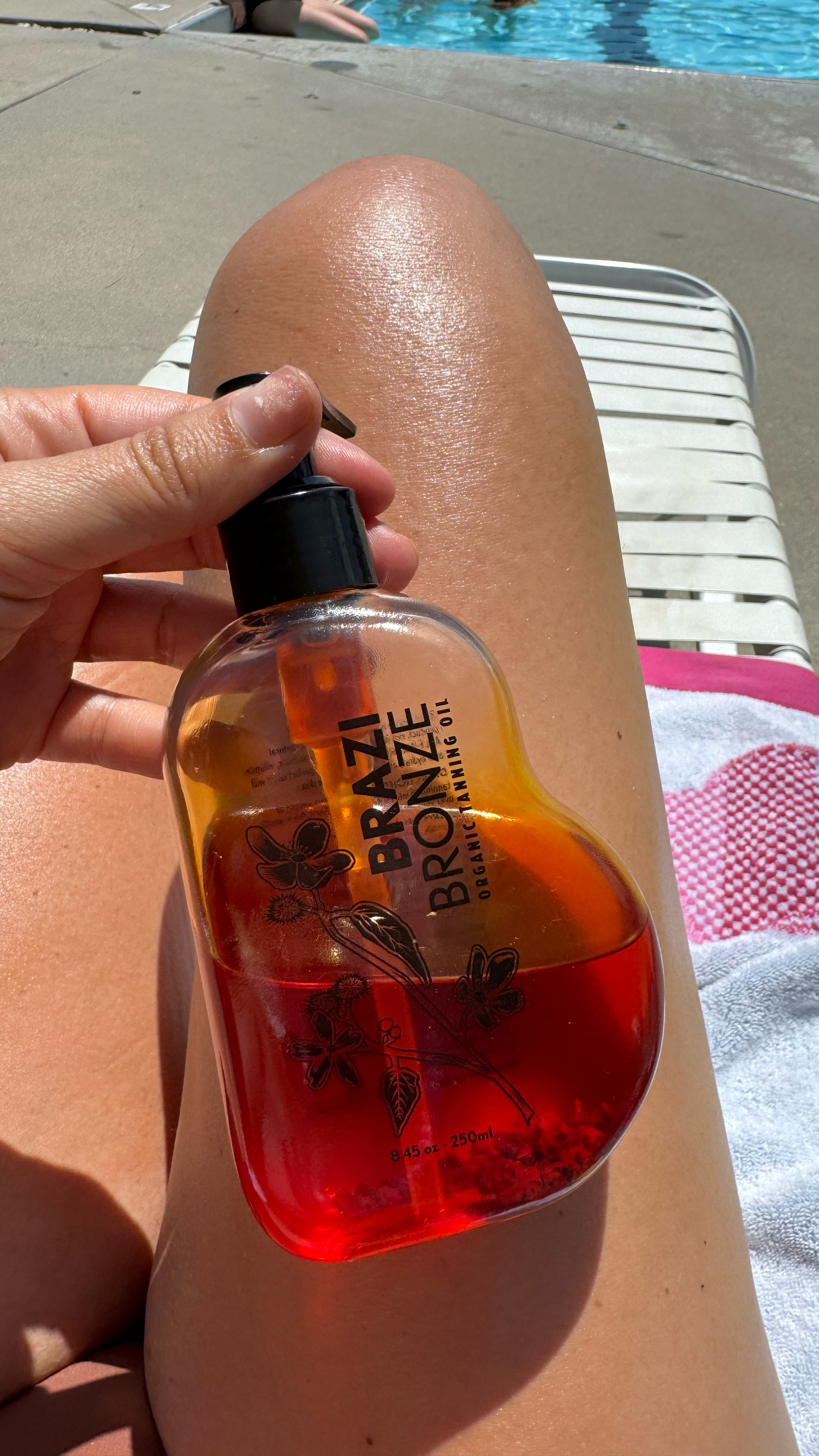this tanning oil checks off all the boxes for me
100% organic & all natural ingredients to achieve a beautiful tan while you're in the sun
plus,
with skin loving ingredients to benefit your skin as you're wearing it
#tanningoil #tanningoilresults #tanning #poolday #tanningtip

#LTKSeasonal #LTKSwim #LTKSummerEdit
