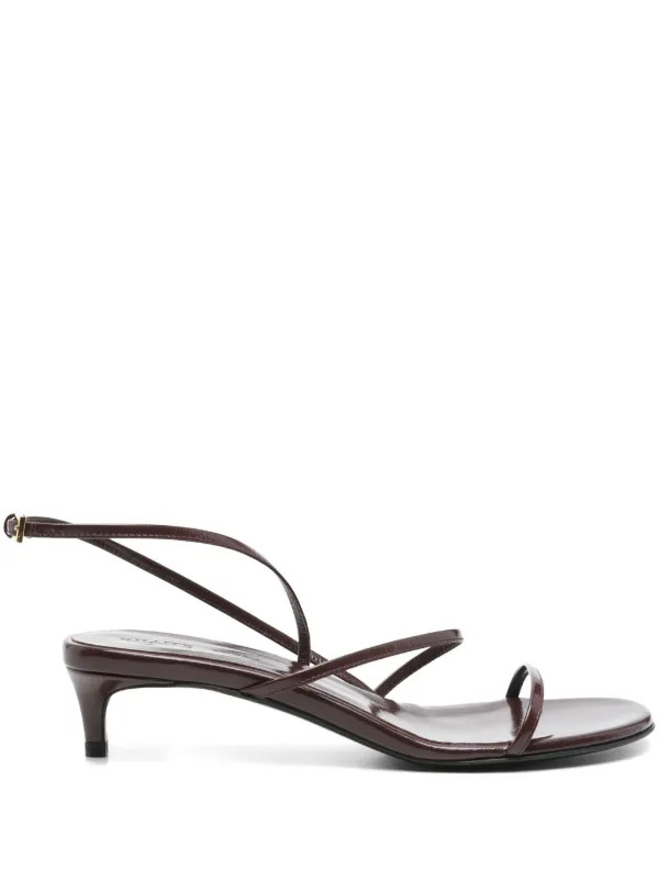 KHAITE 35mm Loop Sandals | Red | FARFETCH UK | Farfetch Global