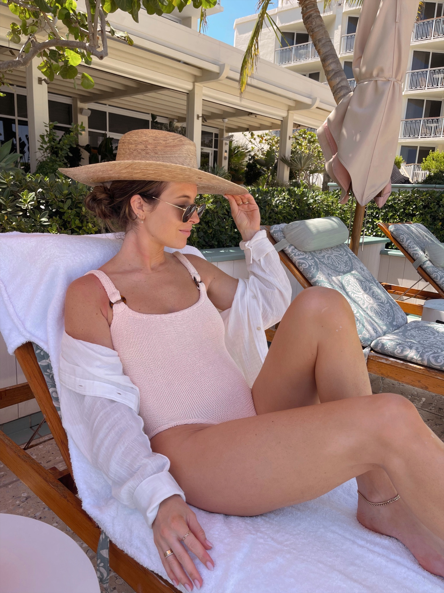 Hunzq G Domino swimsuit styled with Abercrombie gauzy dress (worn open), runs small, size up (I have small but wish I had medium). 

Revolve swim, Revolve finds, Abercrombie outfit, Hunza G, crinkle swim, vacation outfit, summer finds  

#LTKswim #LTKunder100 #LTKFind