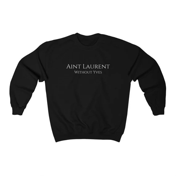Aint Laurent Crewneck Sweatshirt | Etsy | Etsy (US)