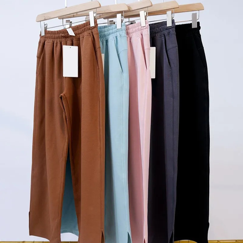 Save Big on Bulk Women Wide Leg Yoga Pants Womens Pants Split Long Ladies High Waist Soft Fabric ... | DHGate