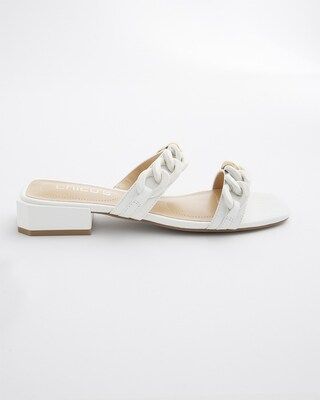 White Chain Link Sandals | Chico's