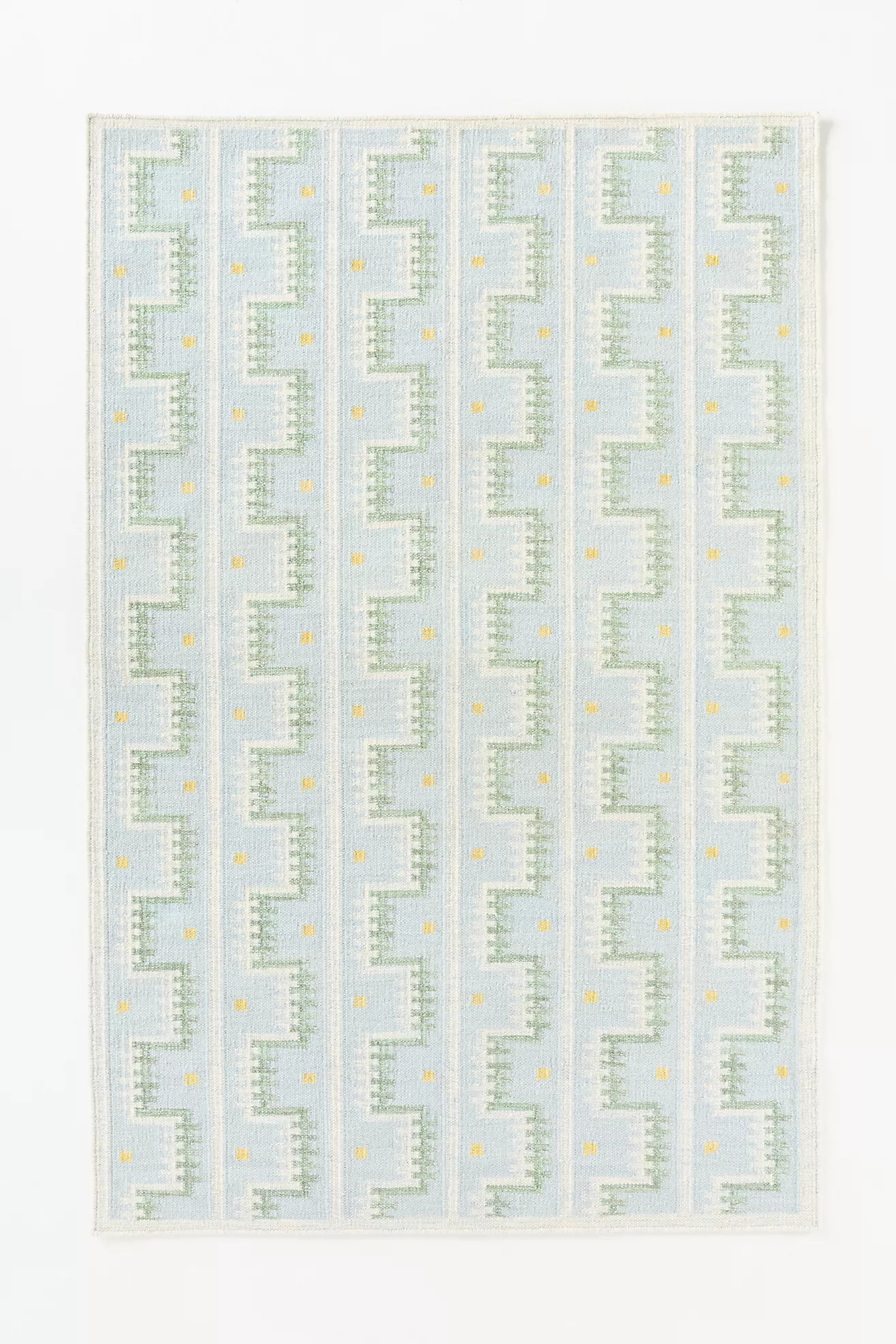 Handwoven Wool Scandi Geometric Rug | Anthropologie (US)