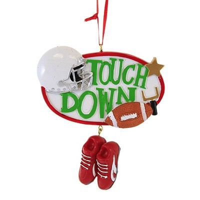 Kurt S. Adler 3.75 In Touchdown Football Ornament Tree Ornament , Helmet Cleats (1PC) | Target