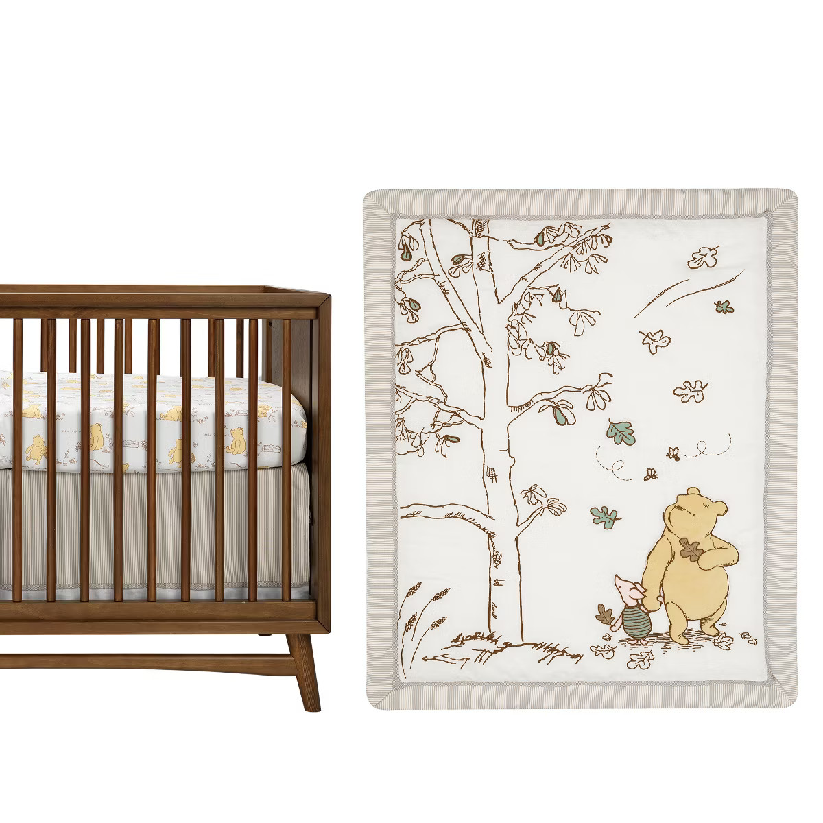 Lambs & Ivy Disney Baby Storytime Pooh 3-Piece Nursery Crib Bedding Set | Target