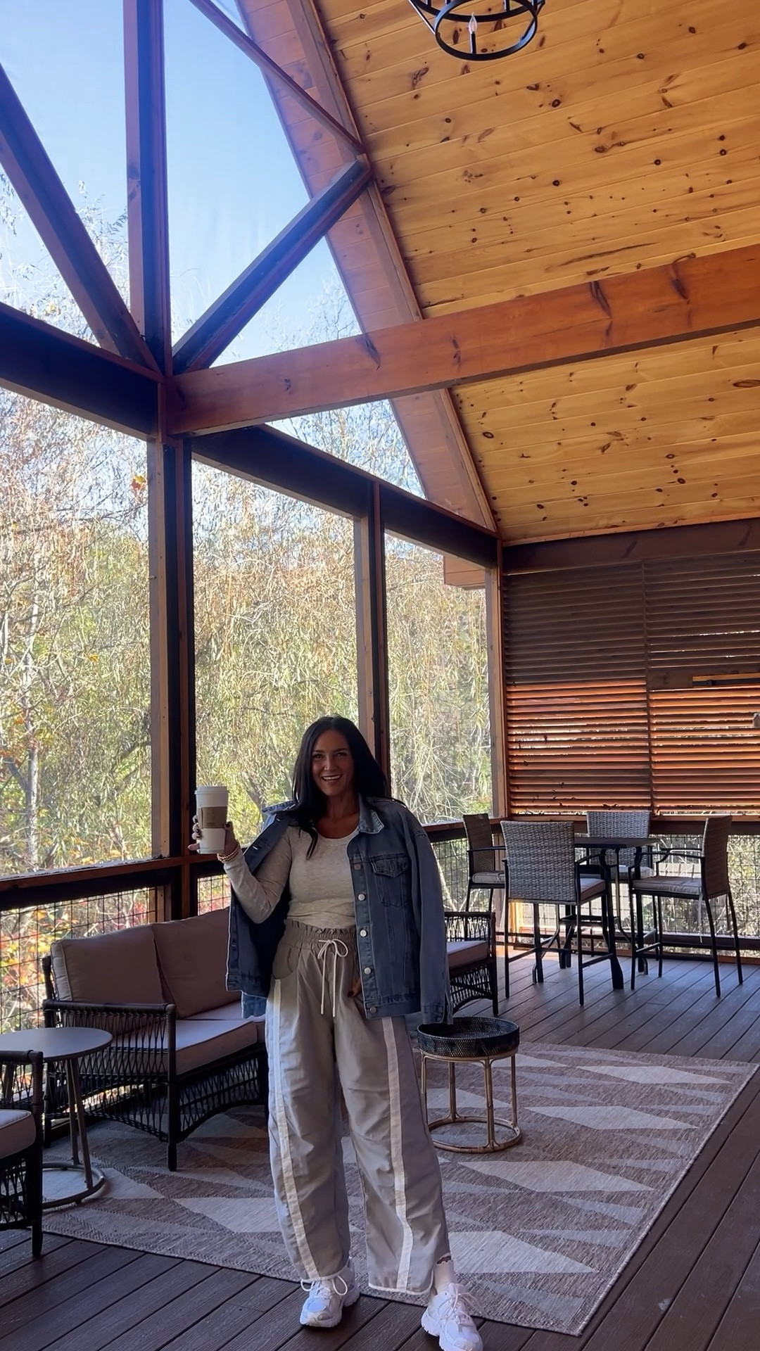 Comfy for a day in the Smoky mountains! These track pants come in tons of colors and are super versatile. Wearing a small. 

#LTKOver40 #LTKPetite