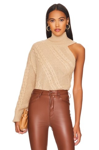 Line & Dot Bijou Top in Taupe from Revolve.com | Revolve Clothing (Global)