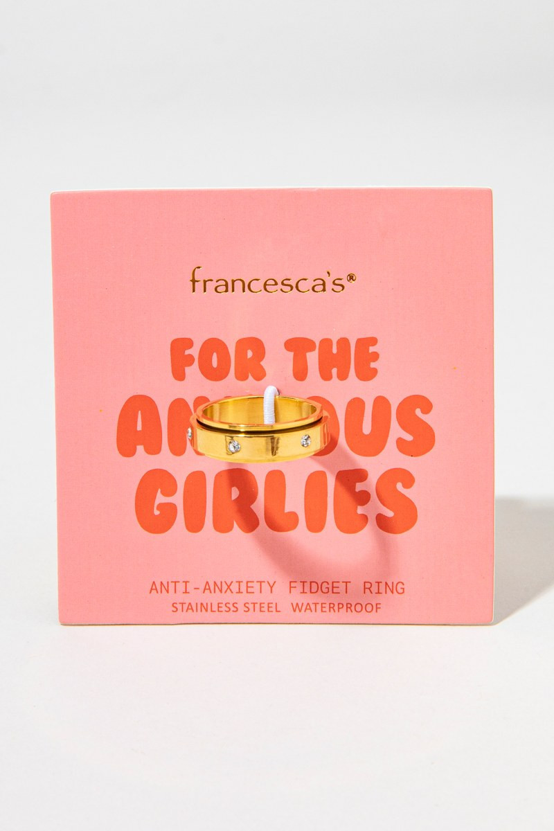 Shelia Anxious Girlies Fidget Ring | Francesca's
