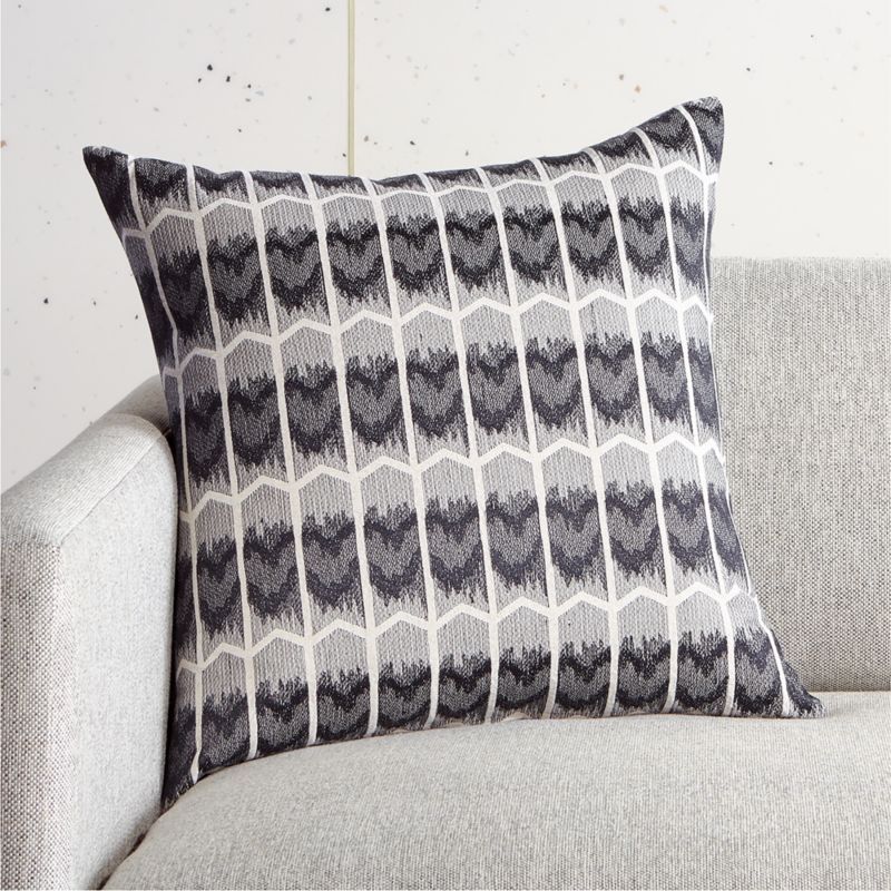 18" Arrow Embroidered Pillow | CB2 | CB2