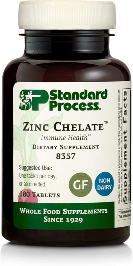 Standard Process Zinc Chelate - Whole Food Digestion and Digestive Health, and Skin Health with B... | Amazon (US)