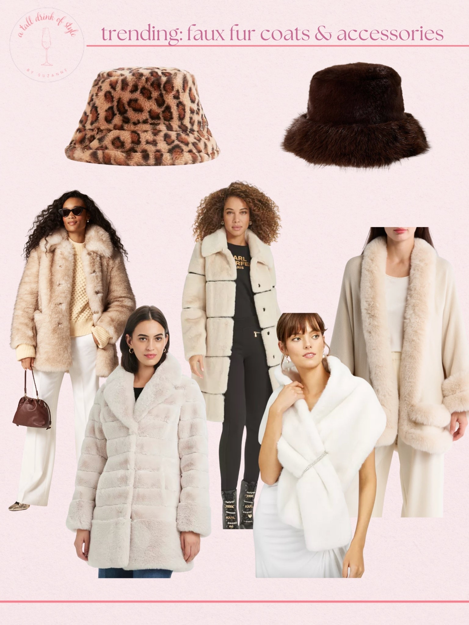 Trend alert!! 

Faux fur accessories and coats are all the rage right now! Here is a fun selection I have found for you! 

Hi friend! 👋 Thanks for your support! I’m so glad you’re here!
If you're tall, over 40, or just tired of fashion that doesn’t fit your life, you’re in the right place. I share classic, elevated outfit formulas that actually work on tall women (I’m 6’1” for reference!) and help you feel confident getting dressed again.
I am your resource for timeless, elevated fashion for women over 40 (and tall women)
Age: 55
Height: 6’1”
Tops: S/M
Bottoms: 8/10
Dresses: 8/M
Over 50 fashion, tall fashion, workwear, everyday outfits, timeless outfits, Classic Outfits


#LTKGiftGuide #LTKOver40 #LTKSeasonal