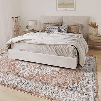 befbee 5x7 Area Rugs for Living Room,Stain Resistant Washable Rug,Non-Slip Backing Rugs for Bedro... | Amazon (US)