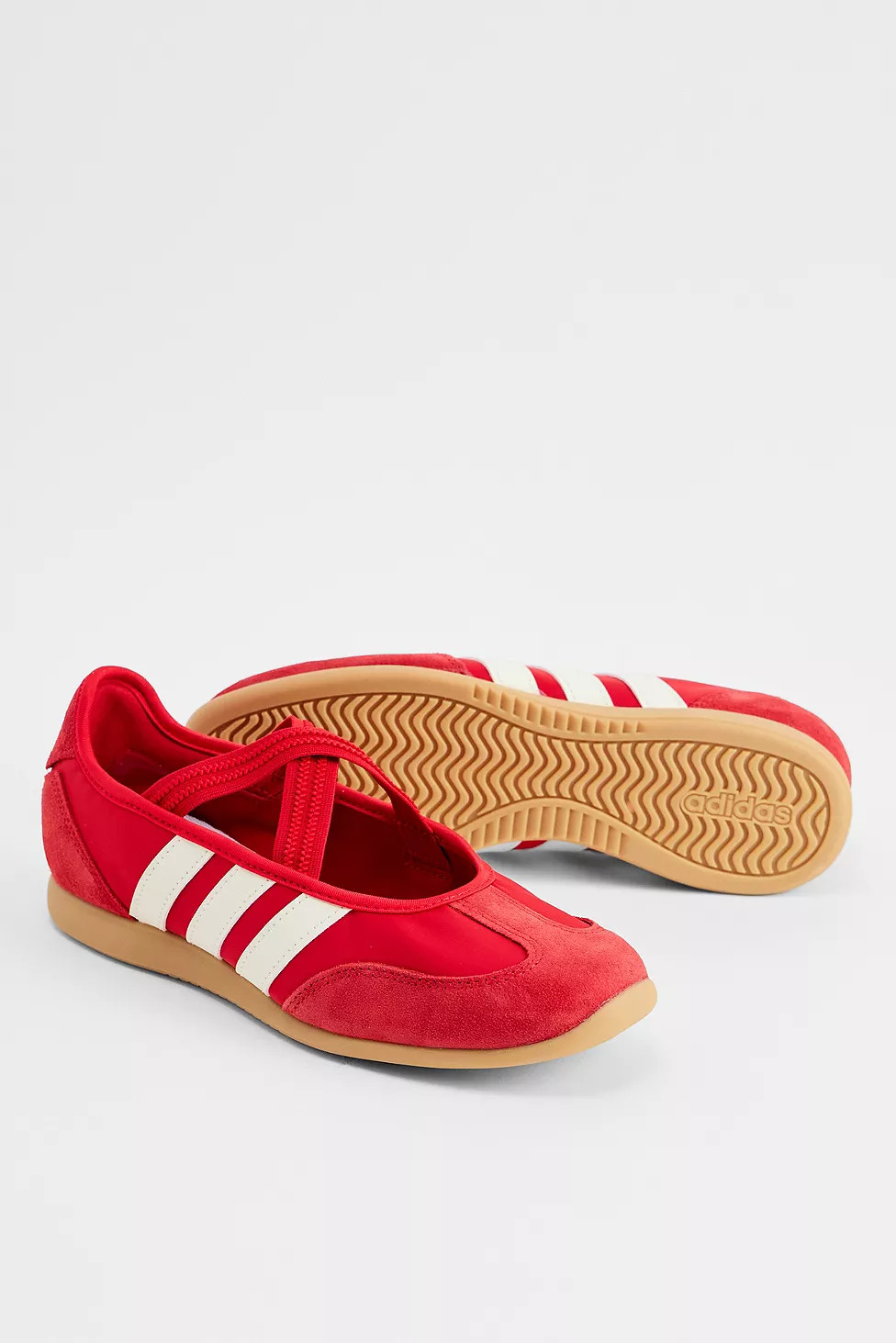adidas Red Barreda Mary Jane Shoes | Urban Outfitters UK