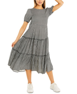 Quiz Gingham Midi Dress | Macys (US)