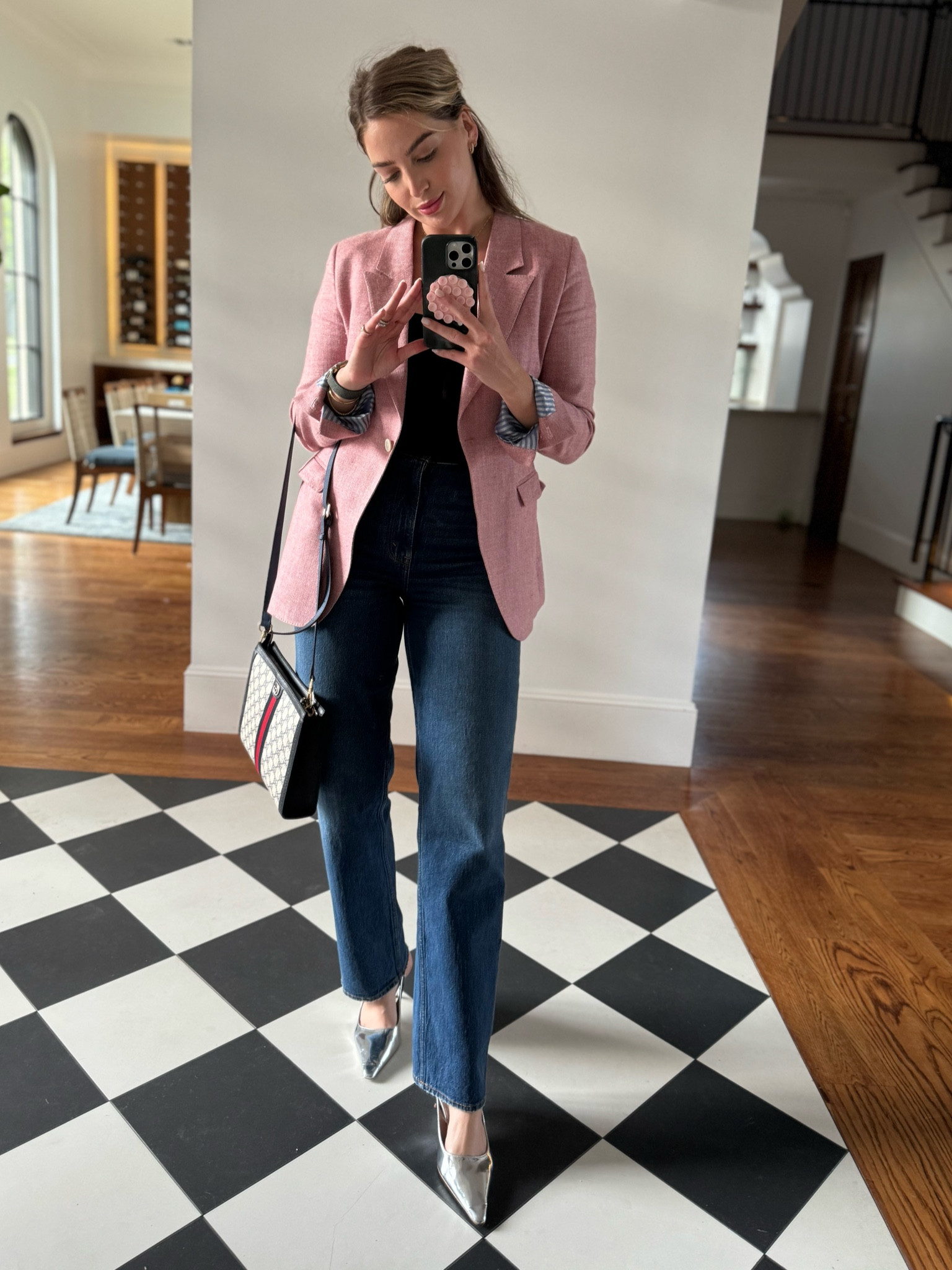 Can’t get enough of this straight leg jean and kitten heel combo! 

#LTKshoecrush #LTKworkwear