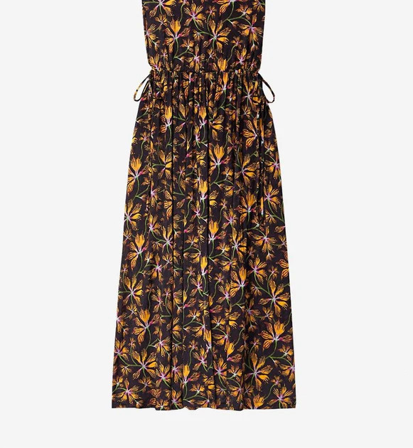 Women's Clea Dress In Maple Print | Shop Simon
