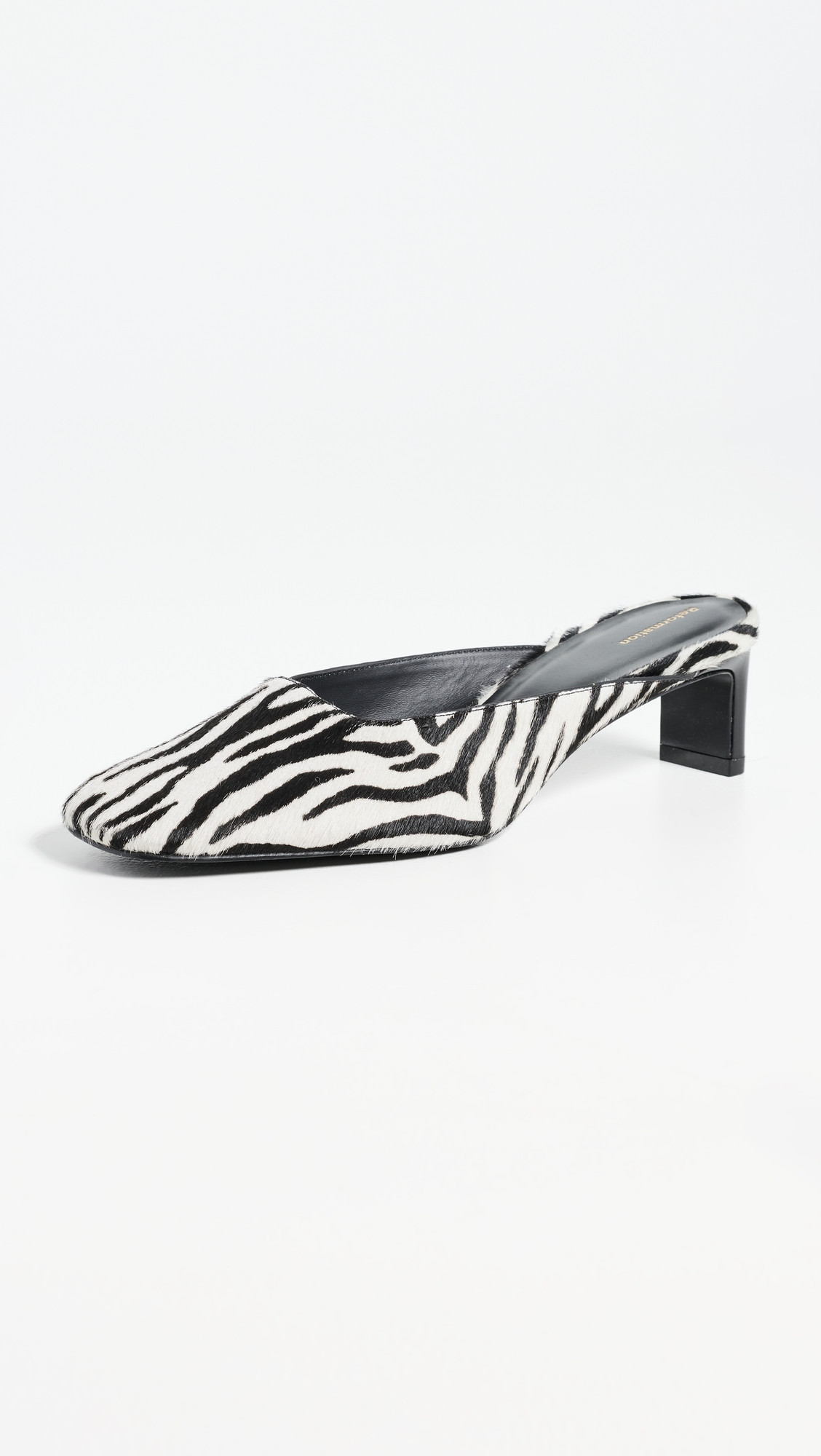 Inez Heeled Mules - Zebra Haircalf | Shopbop