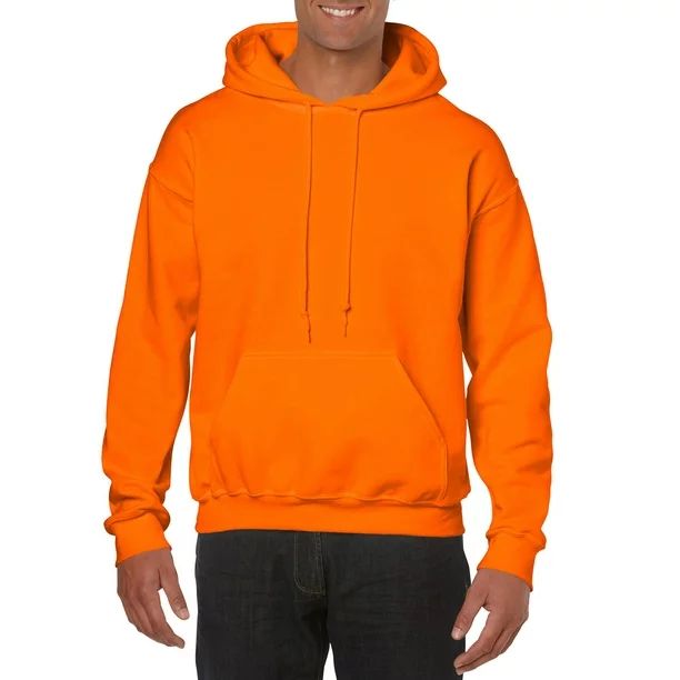 Gildan Men's Heavy Blend Fleece Hooded Sweatshirt | Walmart (US)