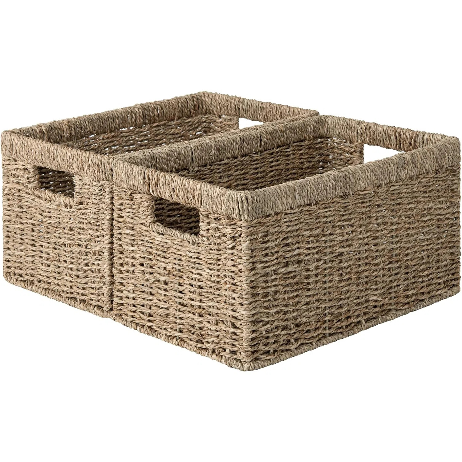 Bayou Breeze Seagrass Basket (Set of 2) | Wayfair North America