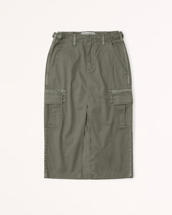 2000s Cargo Midi Skirt | Abercrombie & Fitch (US)