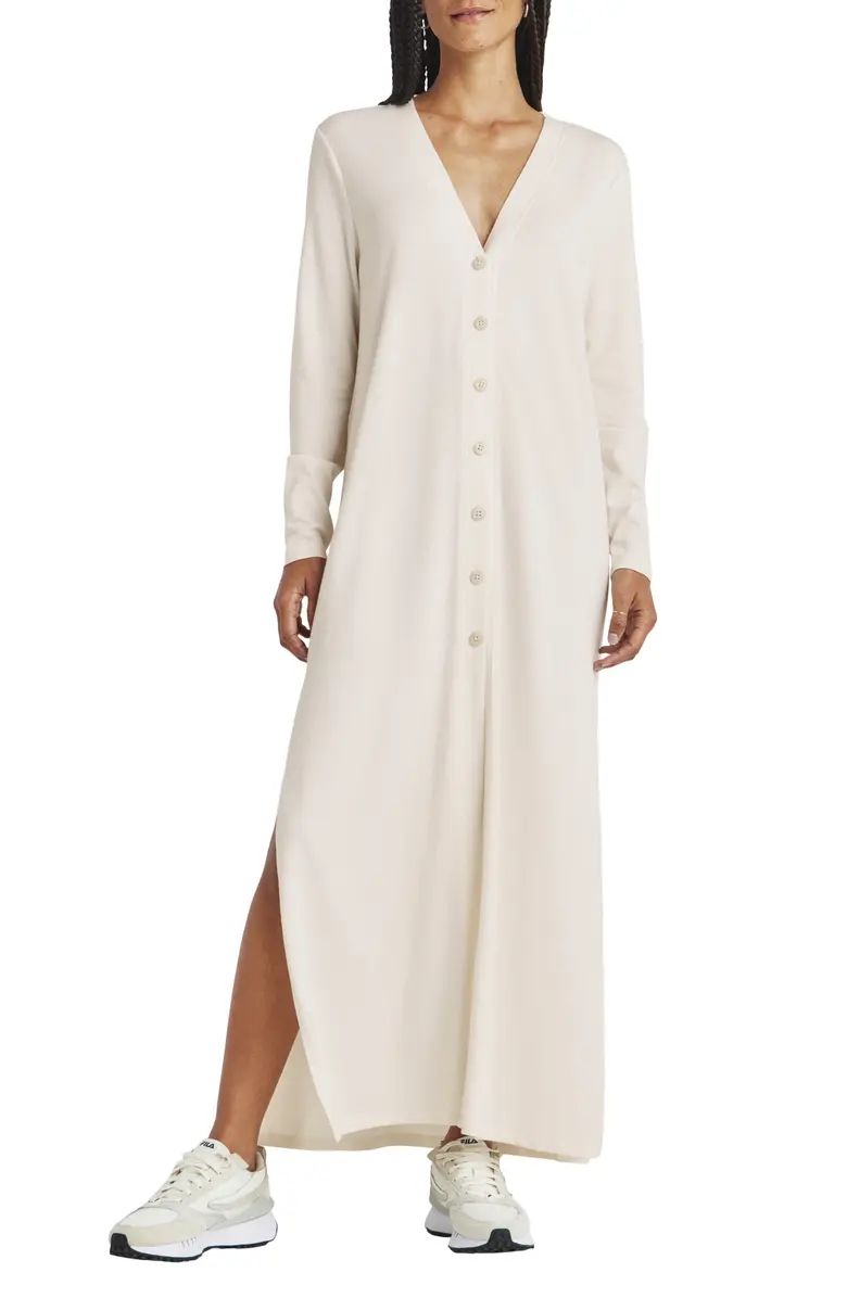 Splendid Brooke Button-Up Long Sleeve Maxi Dress | Nordstrom | Nordstrom