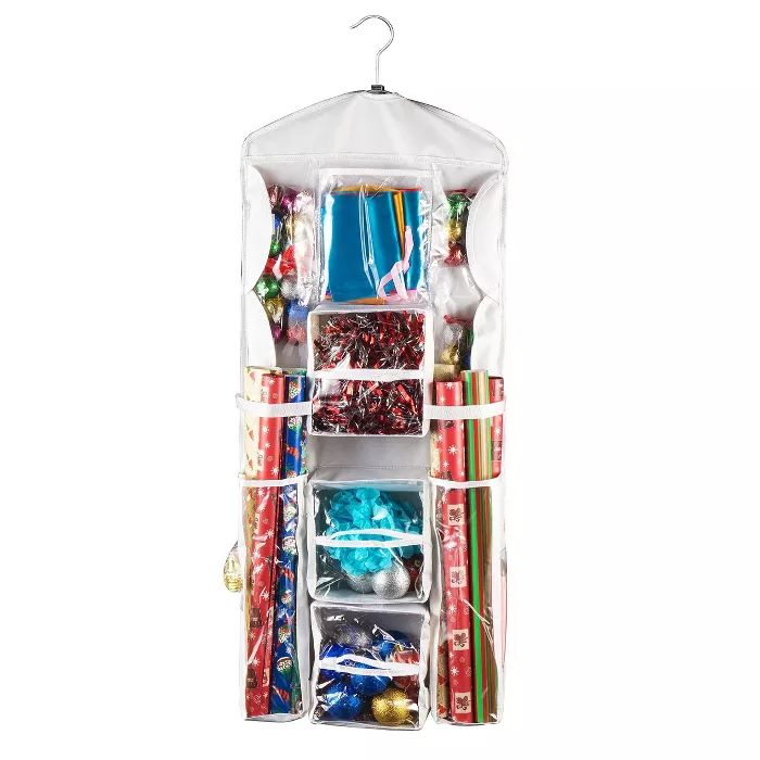 Elf Stor Double Sided Hanging Gift Wrap and Bag Organizer Stores it All | Target