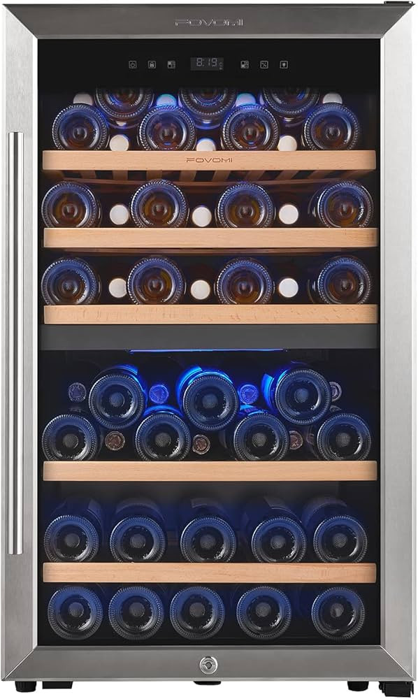 Wine Refrigerators,52-bottle Wine Fridge Freestanding Wine Cooler Refrigerator,(Bordeaux 750ml) D... | Amazon (US)