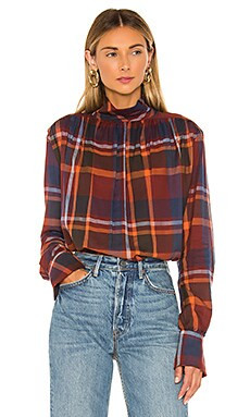 Petersyn Brooks Blouse in Gotham from Revolve.com | Revolve Clothing (Global)