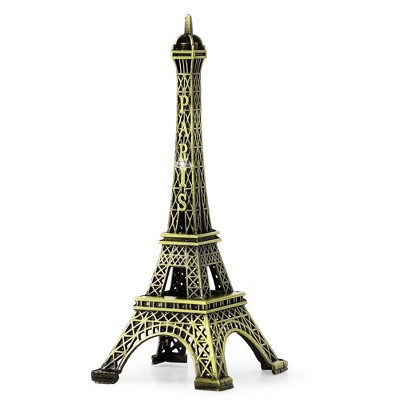 Unique Bargains Home Decoration Souvenirs Mini Metal Eiffel Tower Model Statue 1 Pc | Target