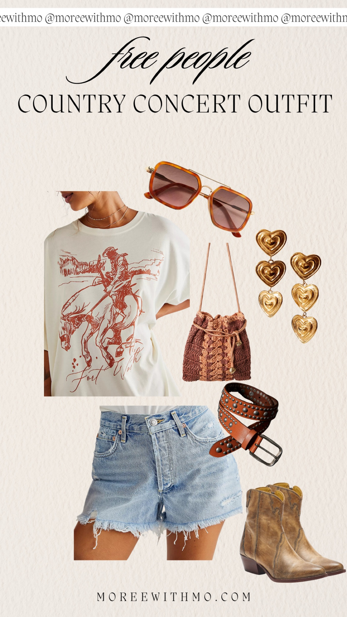 Country concert outfit from Free People! You can never go wrong with jean shorts and a t-shirt!

Country Concert Outfit 
Concert Outfit 
Summer Outfit 
Free People 
Moreewithmo

#LTKStyleTip #LTKFindsUnder100 #LTKSeasonal