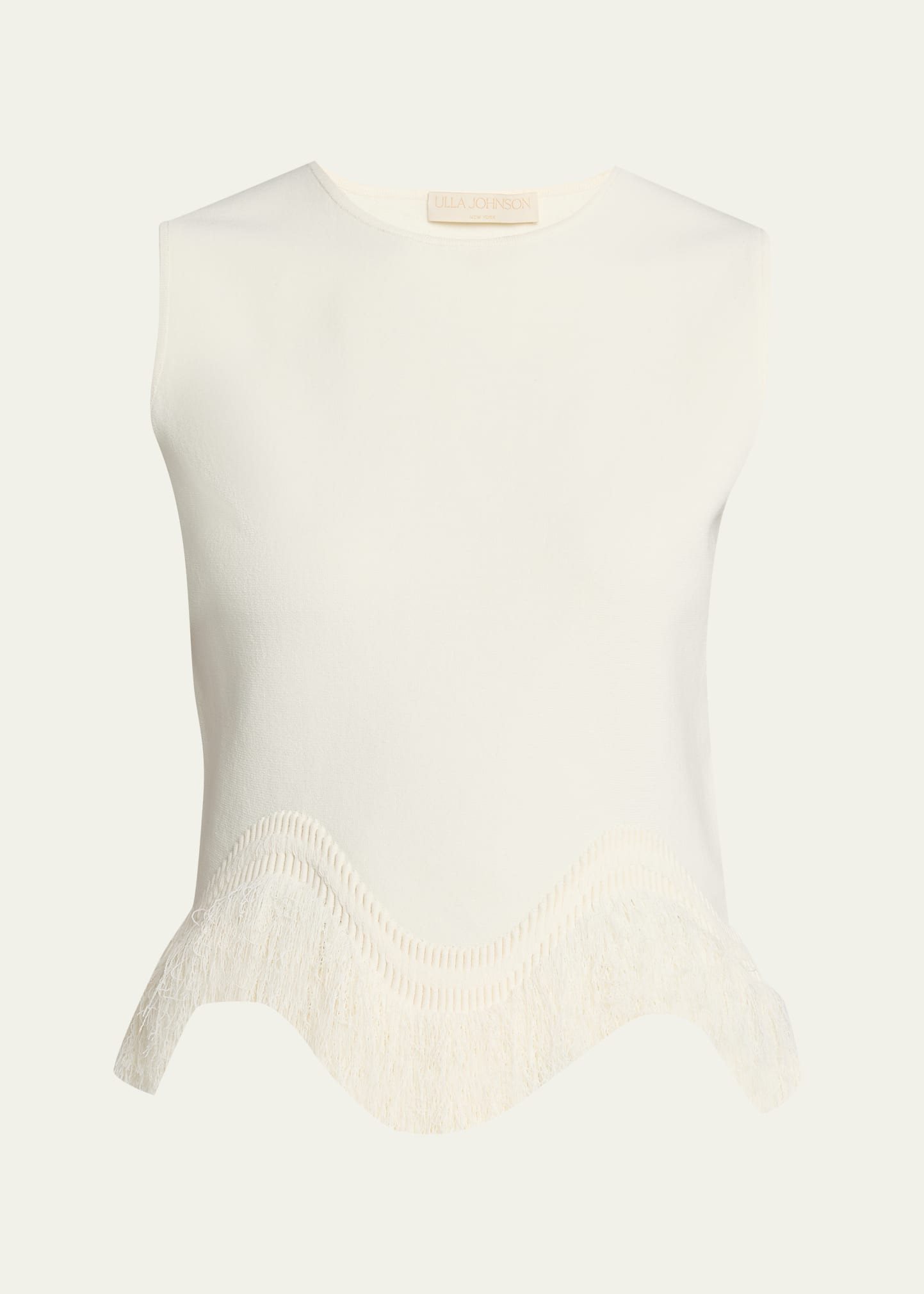Ulla Johnson Koa Knit Fringe Top | Bergdorf Goodman
