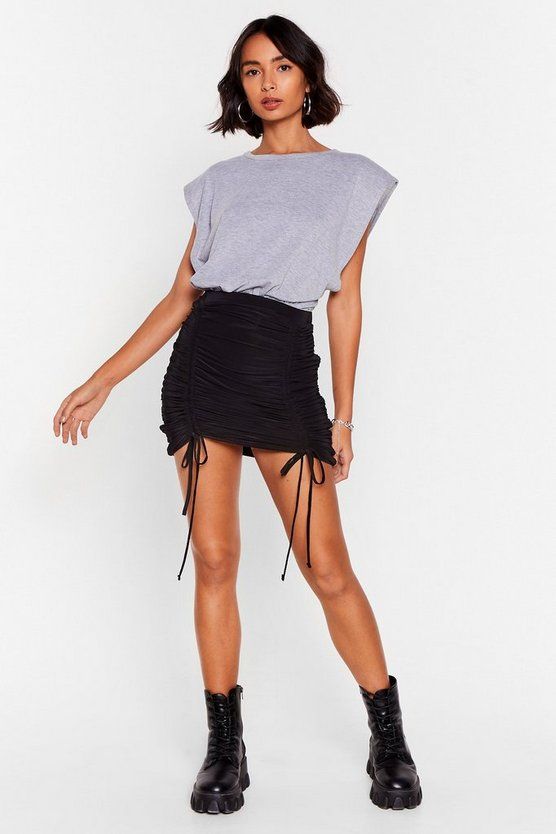 Party At the Front Ruched Mini Skirt | NastyGal (US & CA)