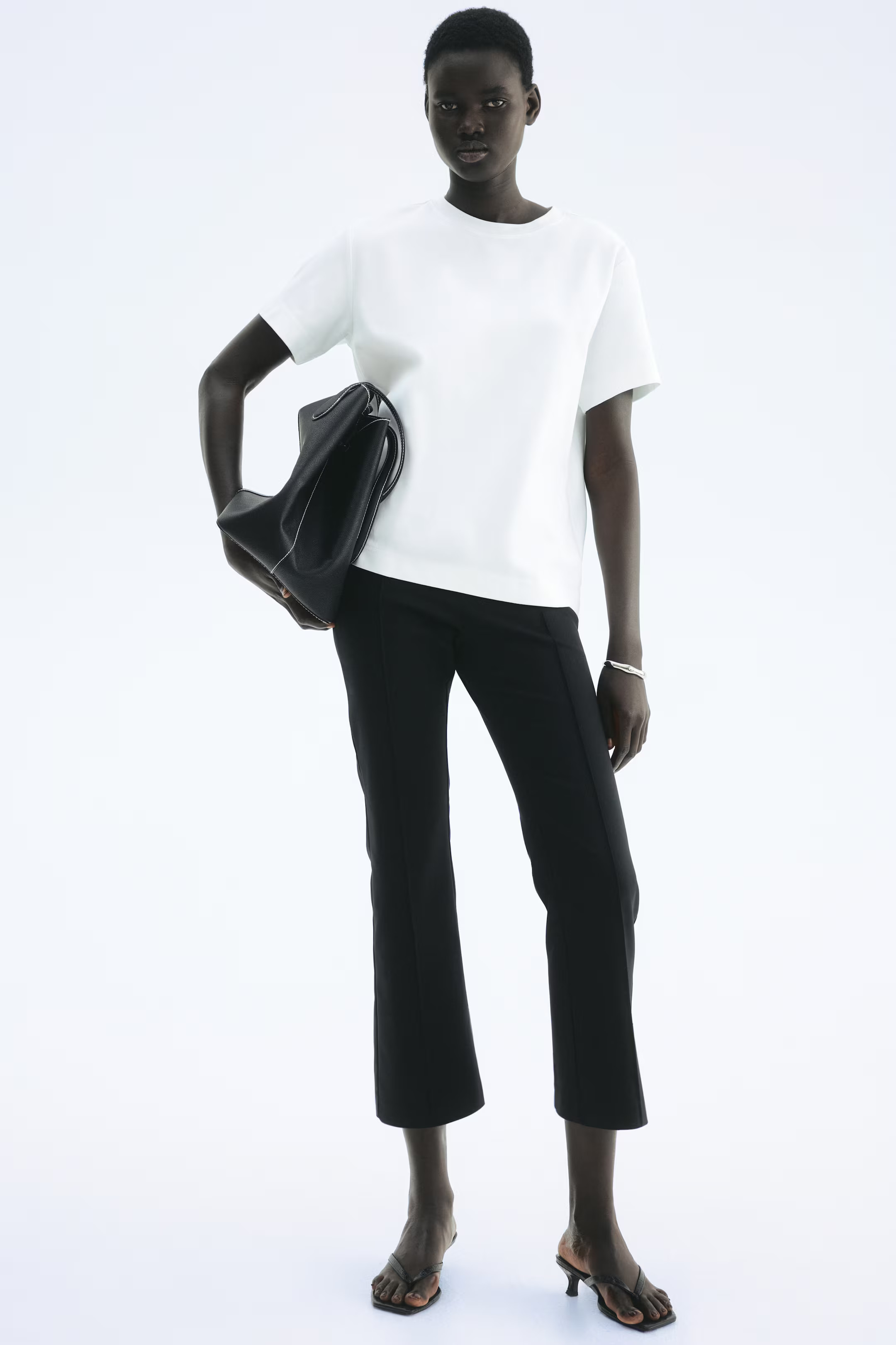 Flared Crease-Front Pants | H&M (US + CA)