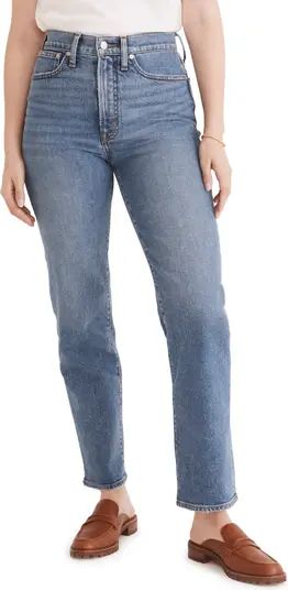 Madewell The Perfect Vintage High Waist Straight Leg Jeans | Nordstrom | Nordstrom Canada