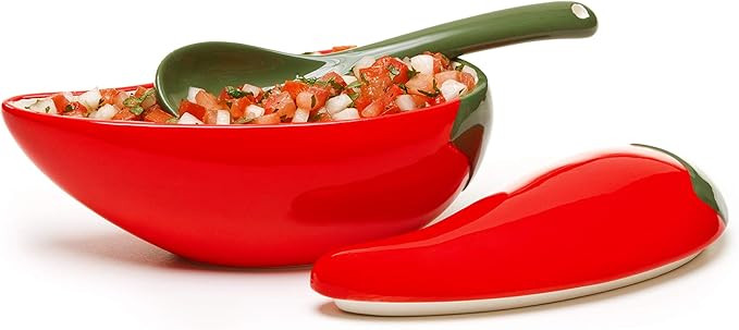 Prepworks by Progressive Salsa Bowl with Spoon - Great for Homemade Salsa and Pico De Gallo, Dips... | Amazon (US)