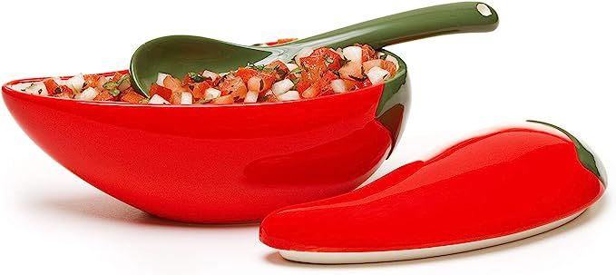 Prepworks by Progressive Salsa Bowl with Spoon - Great for Homemade Salsa and Pico De Gallo, Dips... | Amazon (US)